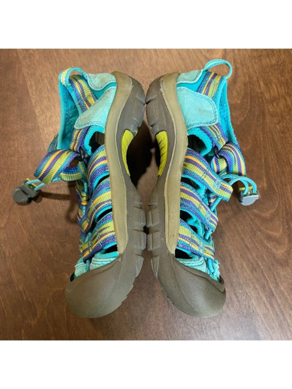 KEEN Newport H2 Sandals Unisex Big Kids Size 1 Waterproof Shoes Camp Hiking Blue
